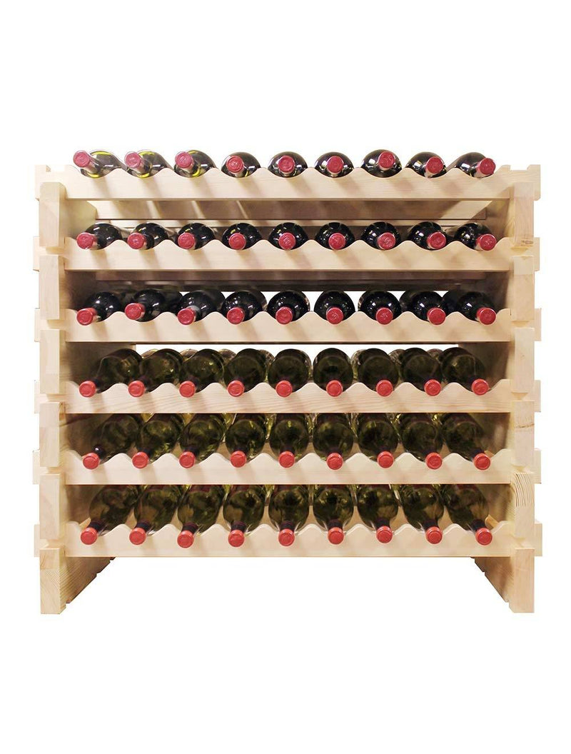 Vinotemp Double Modular Wine Rack, 108 Bottle Capacity Vinotemp