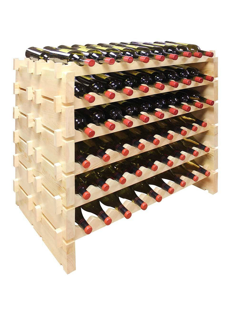 Vinotemp Double Modular Wine Rack, 108 Bottle Capacity Vinotemp