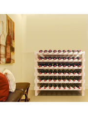 Vinotemp Double Modular Wine Rack, 108 Bottle Capacity Vinotemp