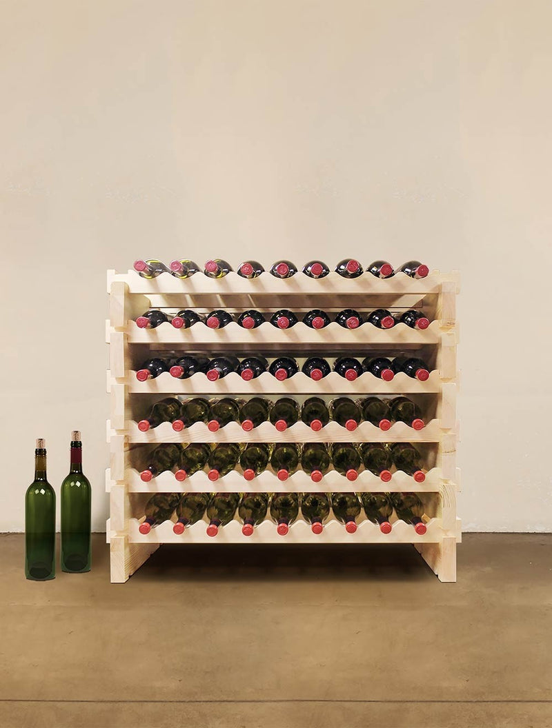 Vinotemp Double Modular Wine Rack, 108 Bottle Capacity Vinotemp