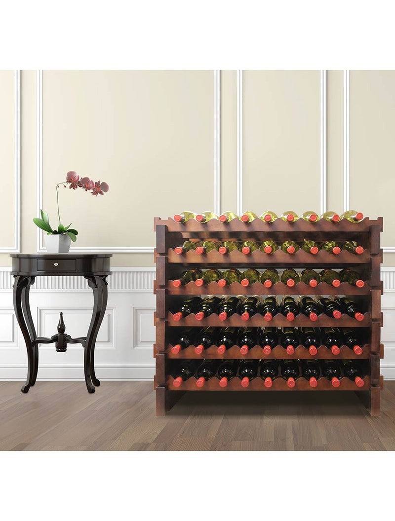 Vinotemp Double Modular Wine Rack, 108 Bottle Capacity Vinotemp