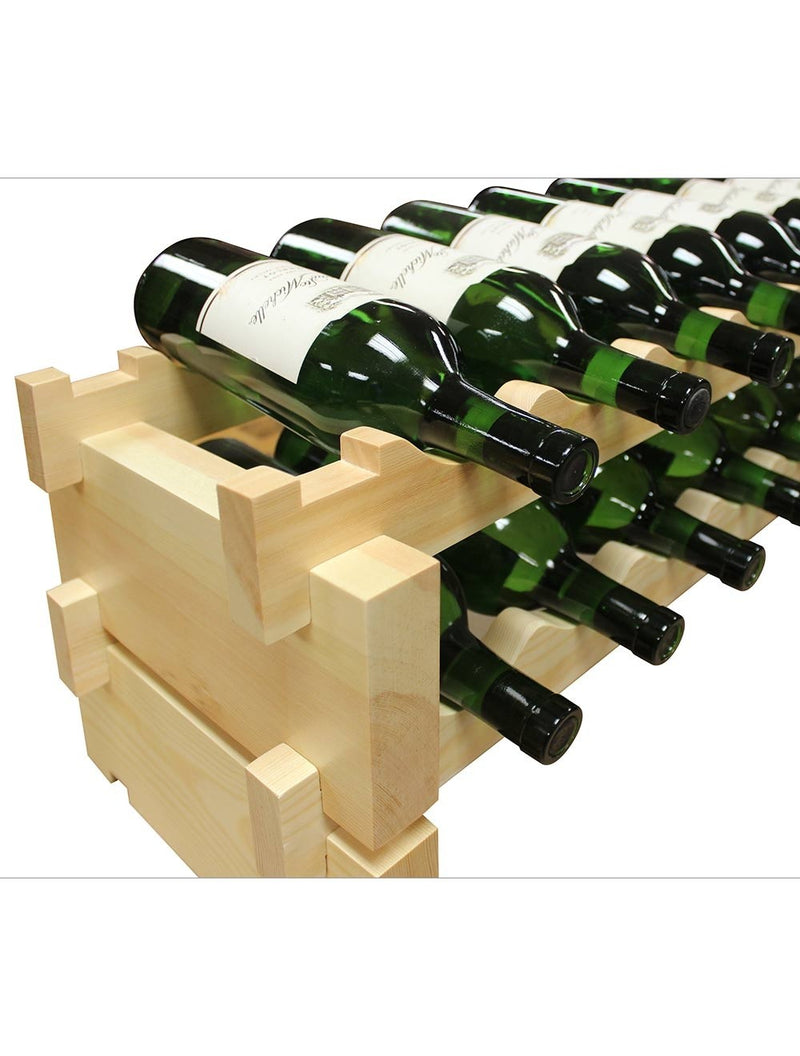 Vinotemp Modular Wine Rack, 2 x 9, 18 Bottle Capacity Vinotemp