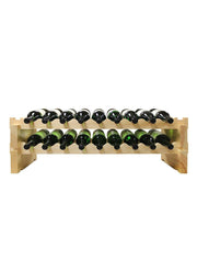 Vinotemp Modular Wine Rack, 2 x 9, 18 Bottle Capacity Vinotemp