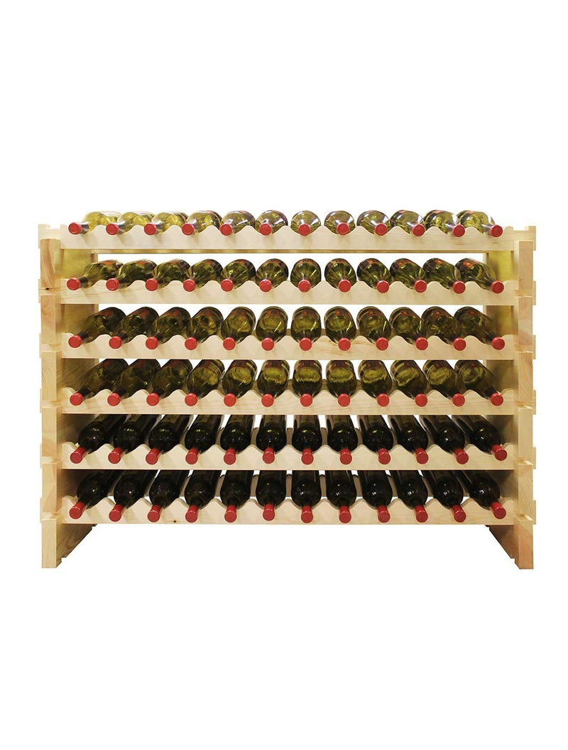 Vinotemp Modular Wine Rack, 6 x 12, 72 Bottle Capacity Vinotemp