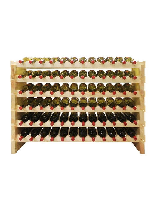 Vinotemp Modular Wine Rack, 6 x 12, 72 Bottle Capacity Vinotemp