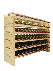Vinotemp Modular Wine Rack, 6 x 12, 72 Bottle Capacity Vinotemp