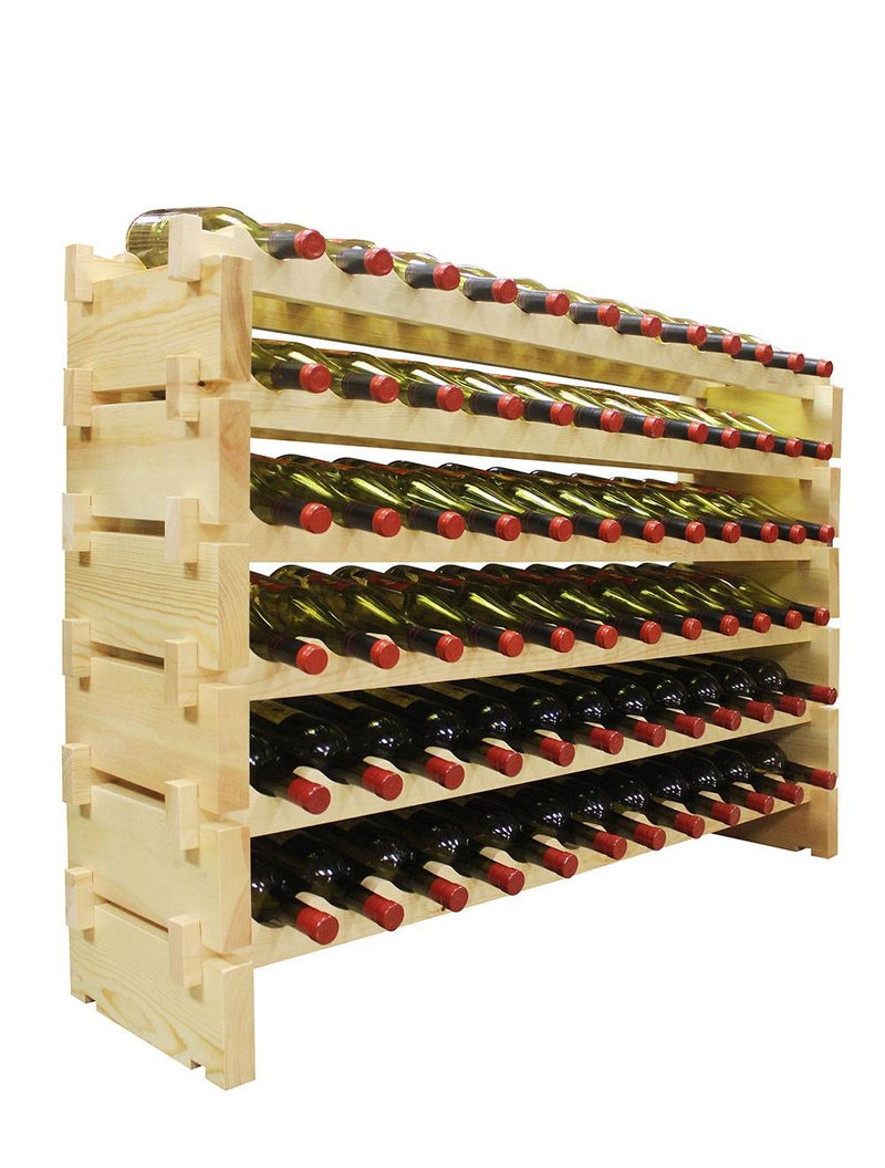 Vinotemp Modular Wine Rack, 6 x 12, 72 Bottle Capacity Vinotemp