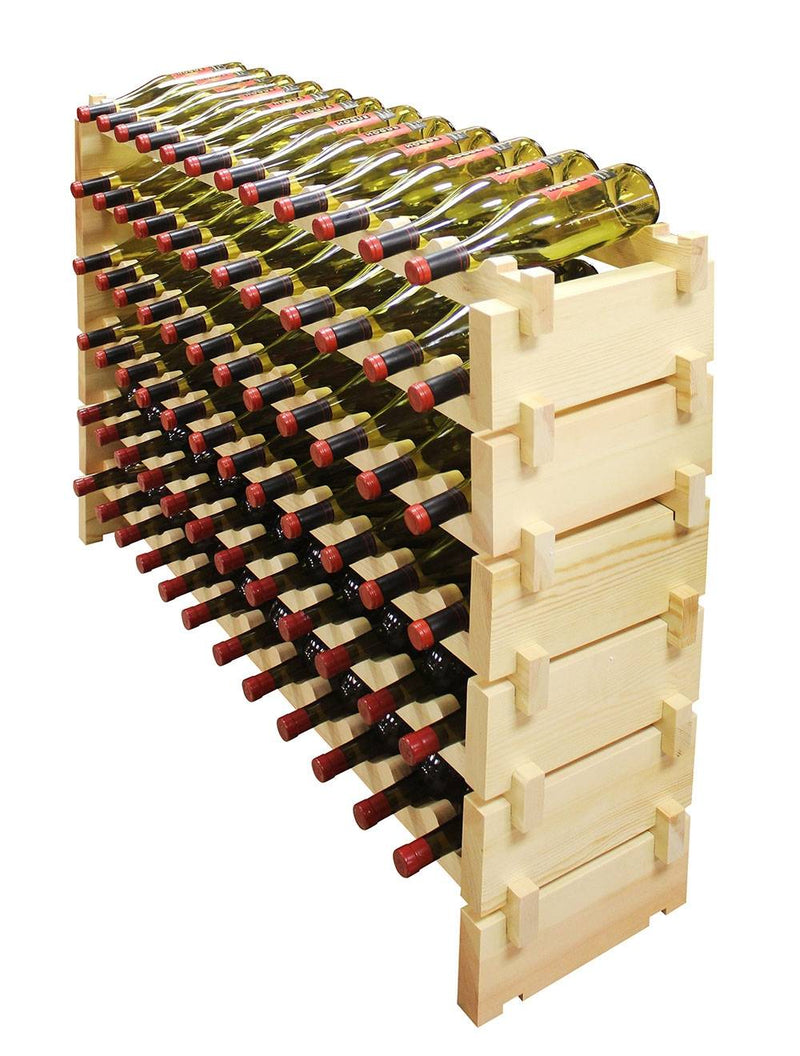 Vinotemp Modular Wine Rack, 6 x 12, 72 Bottle Capacity Vinotemp