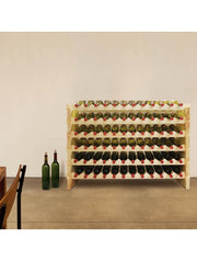 Vinotemp Modular Wine Rack, 6 x 12, 72 Bottle Capacity Vinotemp