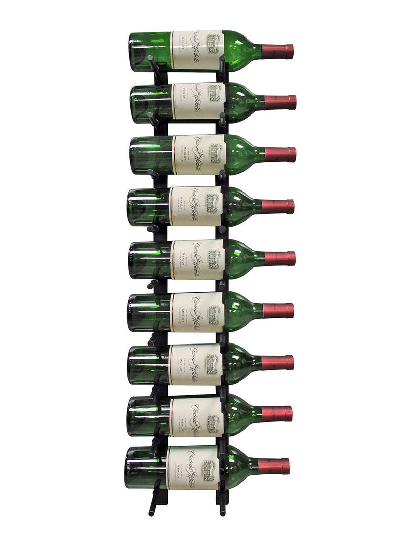 Vinotemp Epicureanist Modern Peg Wine Rack, 9 Bottle Capacity Vinotemp