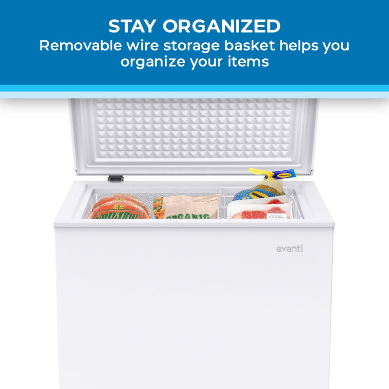 Avanti 5.0 cu. ft. Garage Ready Convertible Chest Freezer Avanti Products, LLC