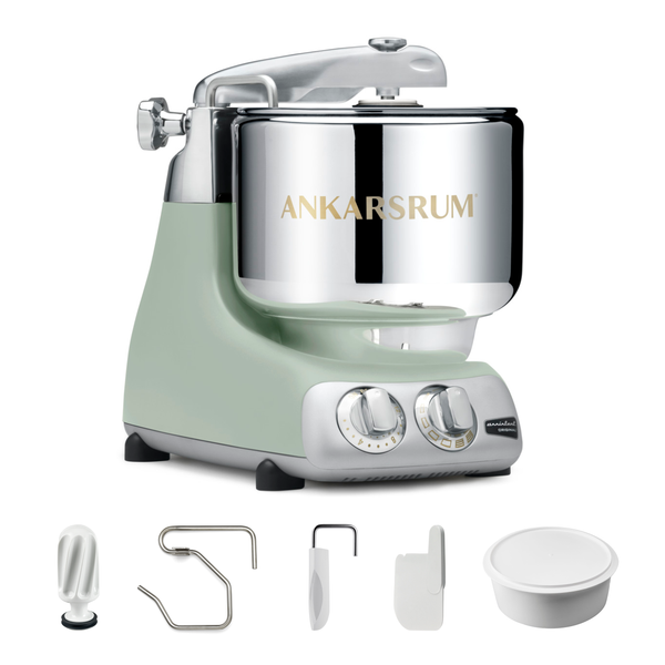 Ankarsrum Essential Package stand mixer in Nordic Sage