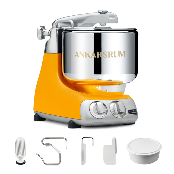 Ankarsrum Essential Package stand mixer in Sunbeam Yellow