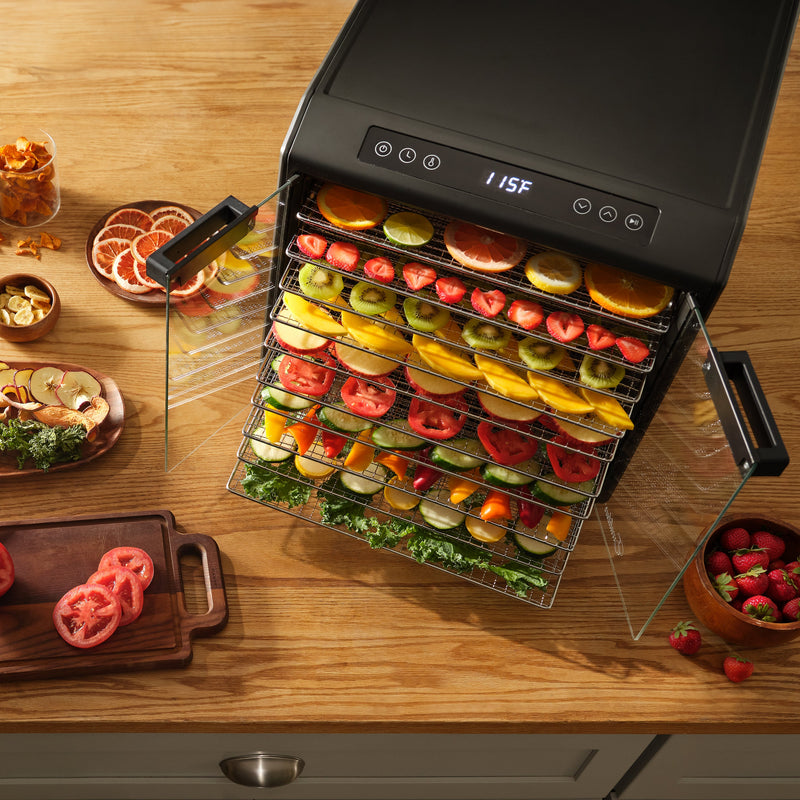 Excalibur 10 Tray Select Digital Dehydrator, in Stainless Steel Excalibur