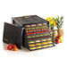 Excalibur - 2900ECB, Excalibur 400W Black Electric Food Dehydrator, 15 Sq Ft Drying Space, 9 Trays, Adjustable Thermostat - CulinaryProfis