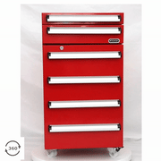 Whynter - Portable 1.8 cu.ft. Tool Box Refrigerator with 2 Drawers and Lock  | TBR-185SR Whynter
