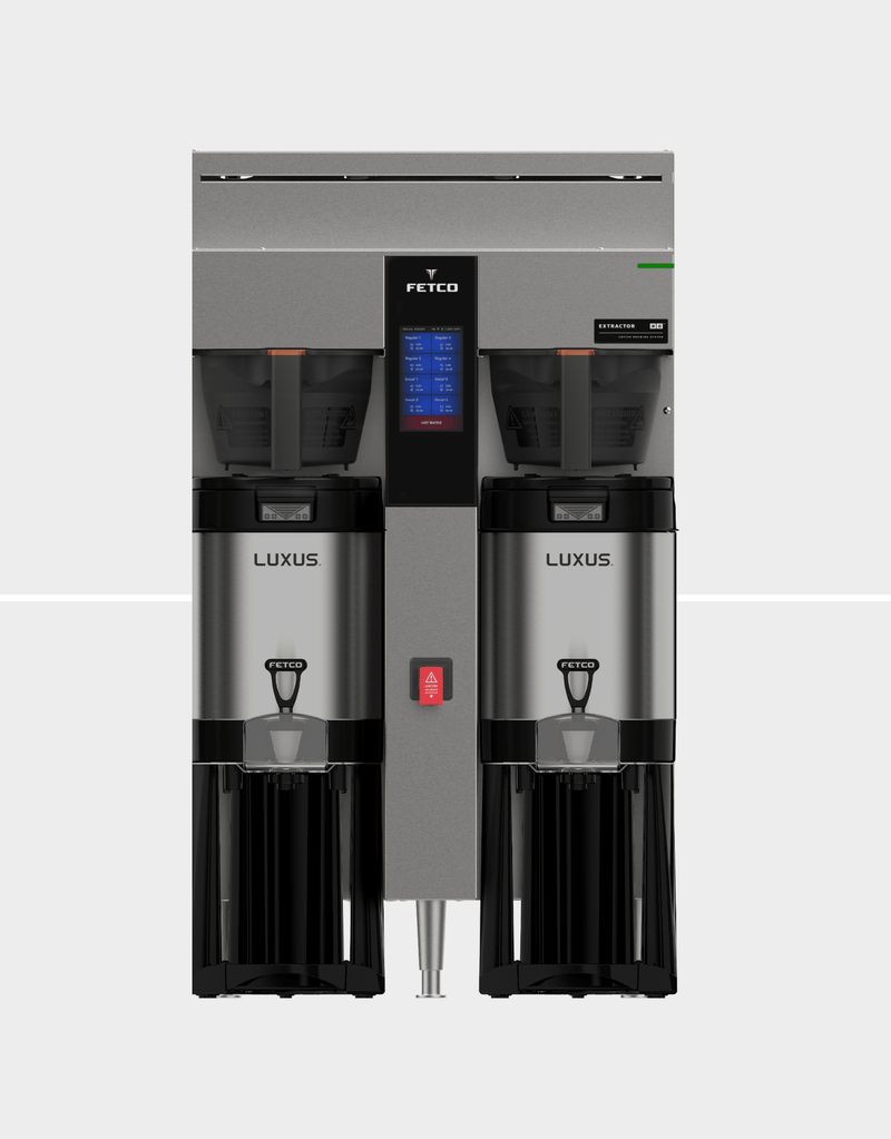 FETCO CBS - 2242 NG Twin Coffee Brewer – Twin 1 Gal, Touchscreen, 240V - CulinaryProfis