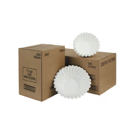 Fetco Paper Coffee Filters – 500/Case (Multiple Sizes Available)