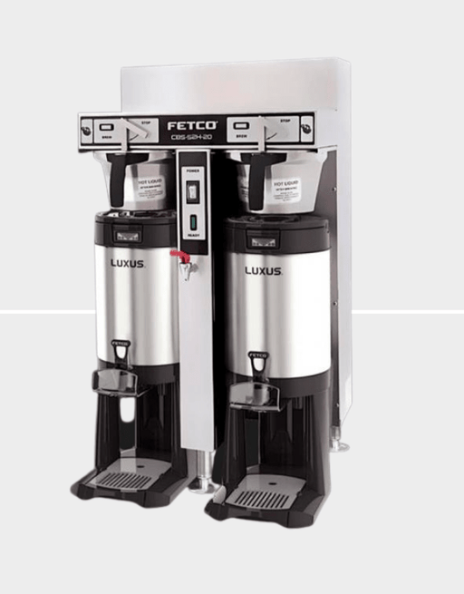 FETCO IP44 CBS - 52H - 20 Maritime Twin 2.0 Gallon Coffee Brewer – 304 Stainless Steel - CulinaryProfis