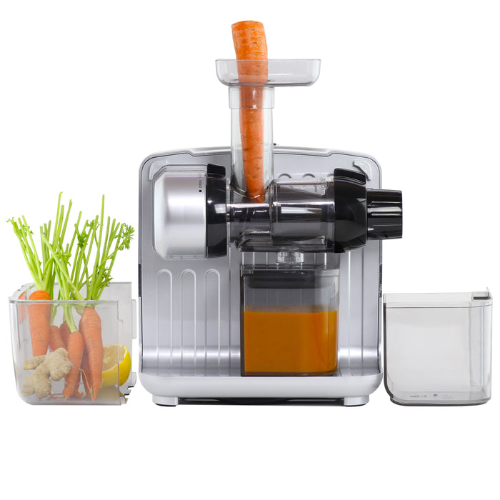 Omega JCUBE 80 RPM Cold Press 365 Masticating Slow Juicer - On-Board Storage