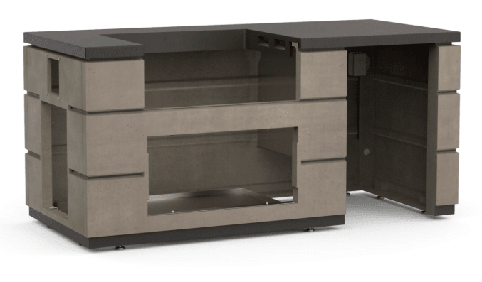 Fire Magic Contemporary Pre - Fab Pizza Oven Island - CulinaryProfis