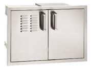 Fire Magic Double Doors with Trash Tray & Dual Drawers & Louvered Doors - CulinaryProfis
