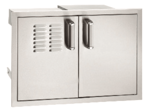 Fire Magic Double Doors with Trash Tray & Dual Drawers & Louvered Doors - CulinaryProfis