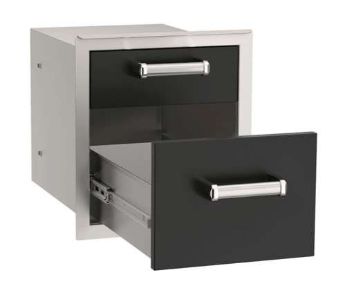 Fire Magic Echelon Black Double Drawer - CulinaryProfis