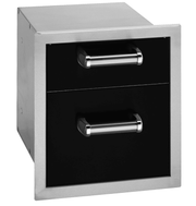 Fire Magic Echelon Black Double Drawer - CulinaryProfis