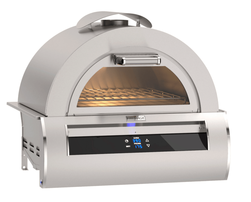 Fire Magic Echelon Black Glass Pizza Oven - CulinaryProfis
