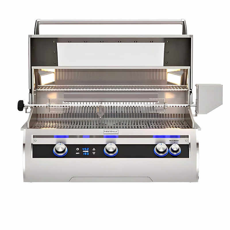 Fire Magic Echelon Diamond E790I 36 - Inch Freestanding Gas Grill with Digital Control, Magic View Window, & Rotisserie - CulinaryProfis