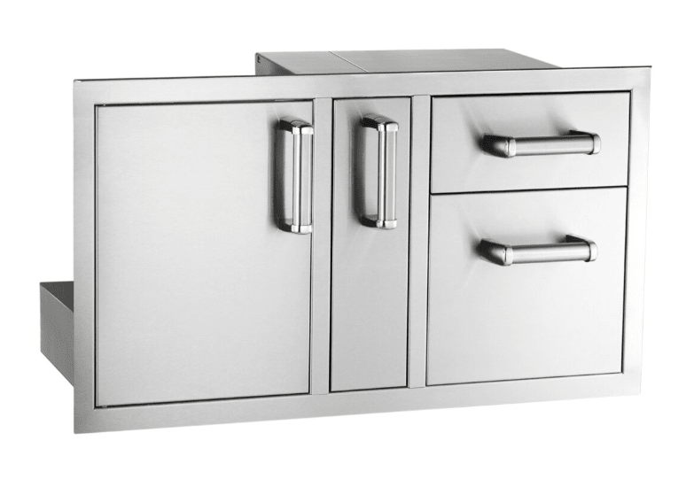 Fire Magic Flush Door/Drawer Combo with Platter Storage - CulinaryProfis