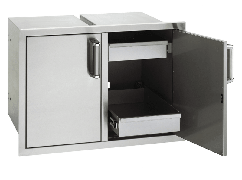 Fire Magic Flush Double Doors with Dual Drawers - CulinaryProfis