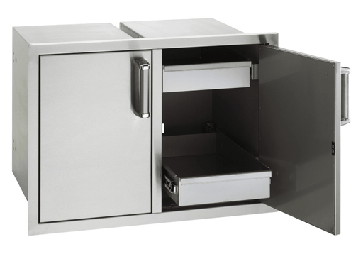 Fire Magic Flush Double Doors with Dual Drawers - CulinaryProfis