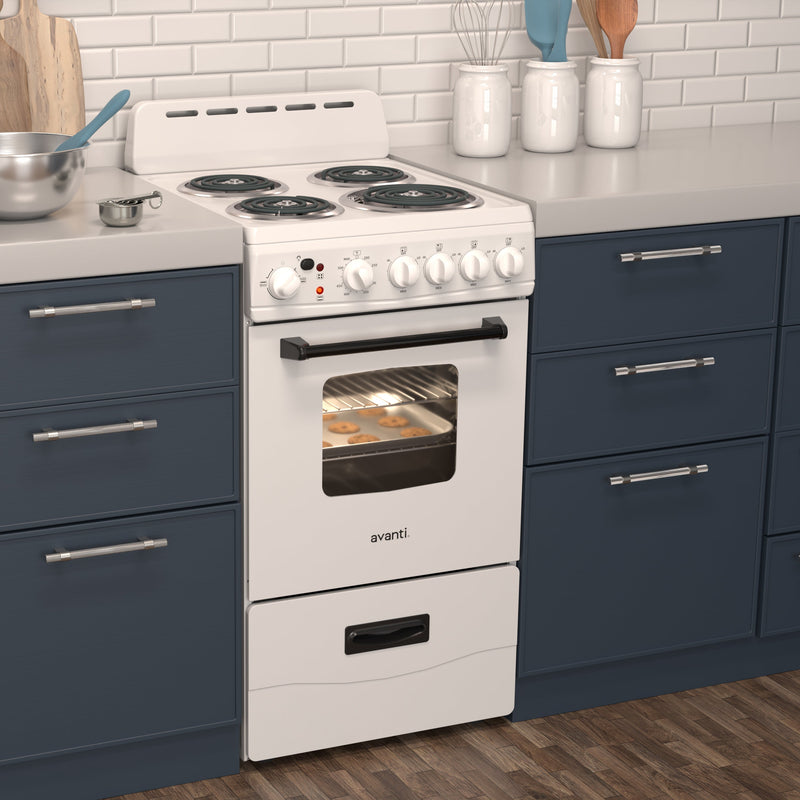 Avanti 20" Electric Range Oven with Framed Glass Door Avanti Products, LLC
