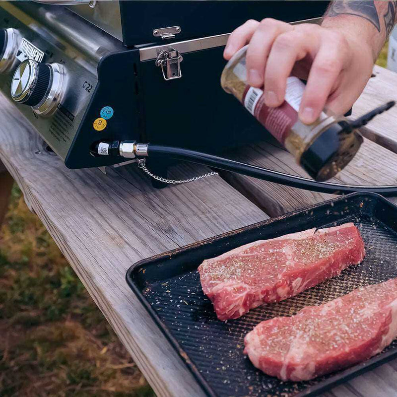 G22 | Stainless Tabletop Propane Gas Grill Monument Grills