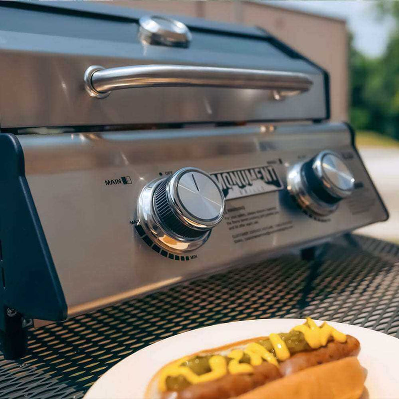 G22 | Stainless Tabletop Propane Gas Grill Monument Grills
