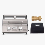 G22 | Stainless Tabletop Propane Gas Grill Monument Grills