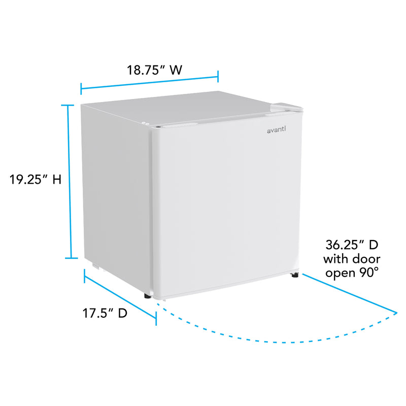 Avanti 1.6 cu. ft. Compact Refrigerator Avanti Products, LLC