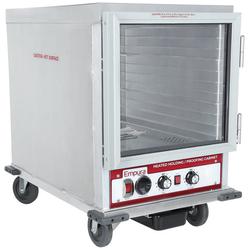 Half Size Commercial Insulated Heated Proofing Cabinet with Clear Door - 120V - CulinaryProfis