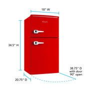 Avanti 3.0 Cu. Ft. Retro Compact Refrigerator Avanti Products, LLC