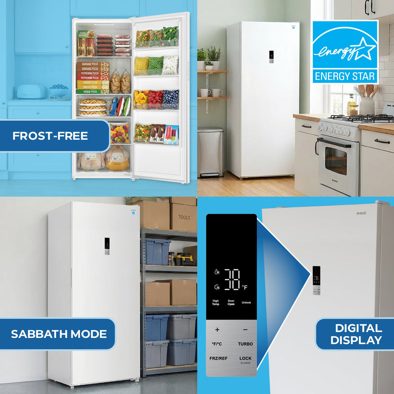Avanti MaxxSpace Garage-Ready 23 cu. ft. Convertible Upright Freezer Avanti Products, LLC