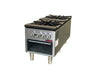 IKON COOKING - Commercial - 18" Gas 2 Burner Stock Pot Range - 160,000 BTU - ISP - 18 - 2 - CulinaryProfis
