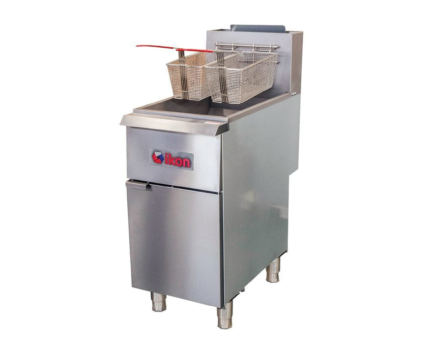 IKON COOKING - Liquid Propane Gas Freestanding Fryer w/ Millivolt Thermostat, 40 lbs - IGF - 35/40 LP - CulinaryProfis