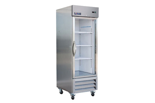 IKON IB27RG | 27" Wide 1 Glass Door Bottom Mount Reach - In Refrigerator - CulinaryProfis