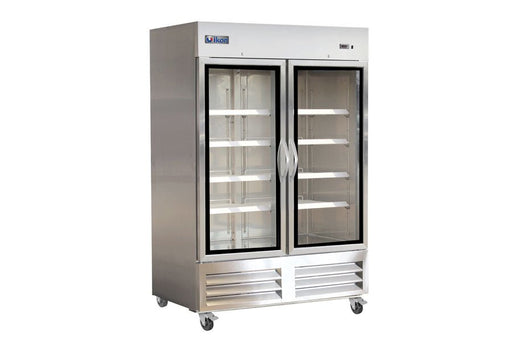 IKON IB54RG | 54" Wide 2 Glass Door Bottom Mount Reach - In Refrigerator - CulinaryProfis