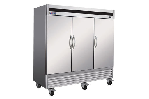 IKON IB81R | 81" Wide 3 Door Bottom Mount Reach - In Refrigerator - CulinaryProfis