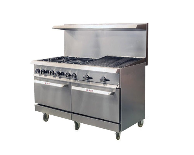 IKON IR - 6B - 24RB - 60 | 60" Wide Gas Range - CulinaryProfis