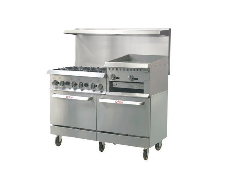 IKON IR - 6B - 24RG - 60 | 60" Wide Gas Range - CulinaryProfis