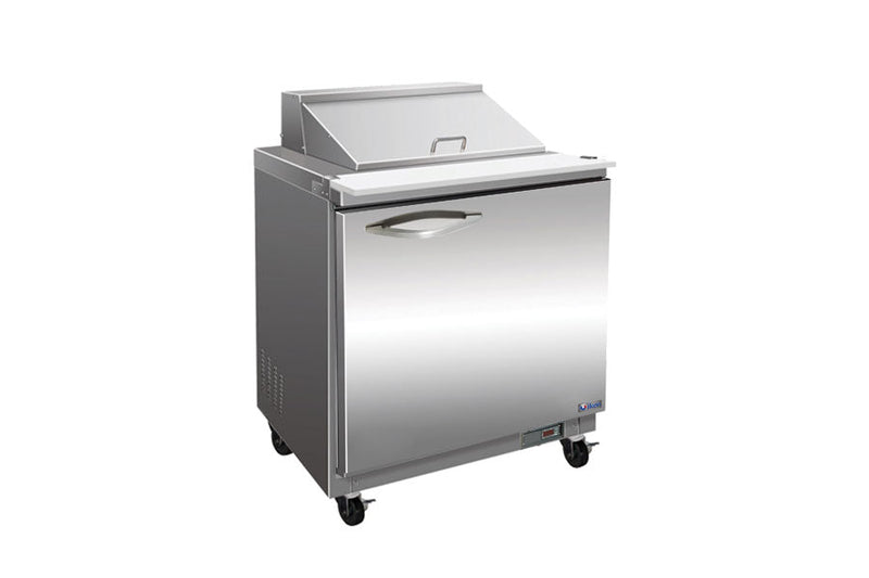 IKON ISP29M | 29" Wide 1 Door Mega Top Sandwich Prep Table - CulinaryProfis